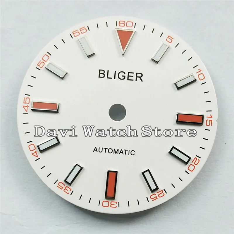 29 мм Bliger циферблат подходит ETA 2824/2836 Mingzhu 2813/3804 Miyota 82 серии движение P874