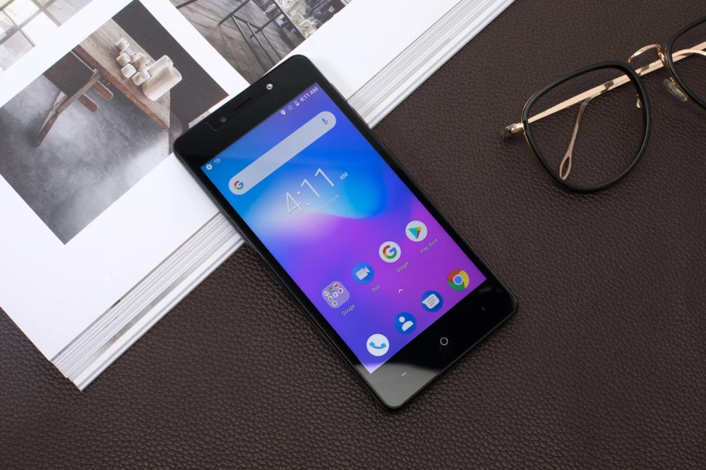 Мобильный телефон LEAGOO POWER 2, Android 8,1, 5,0 дюйма, HD ips, 2 Гб ОЗУ, 16 Гб ПЗУ, четырехъядерный процессор MT6580A, двойная камера, сканер отпечатков пальцев, ID, 3g, смартфон
