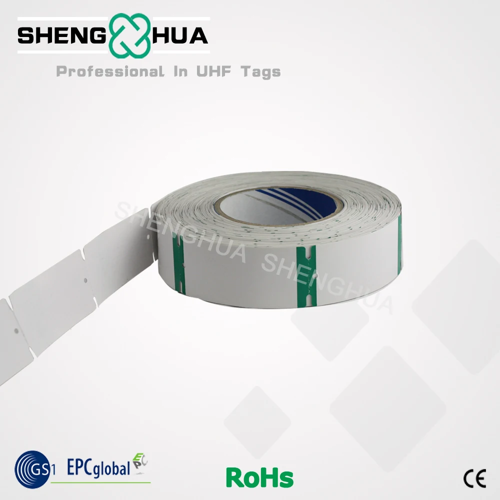 250 шт./лот EPC C1 G2 пустые UHF RFID-метки Поддержка печати логотипа Пассивная RFID-подвеска