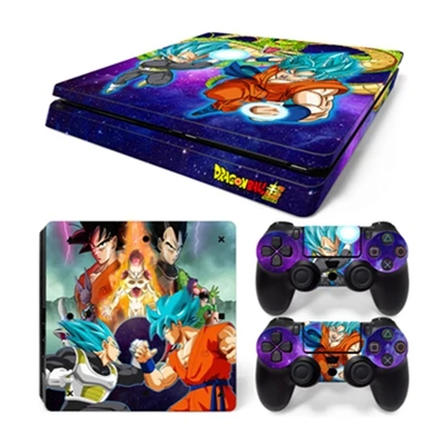 TN-PS4Slim-5751 Dragon Ball Super PS4 тонкая наклейка для игровой станции 4 Тонкая консоль контроллеры виниловые наклейки защитная крышка для игры - Цвет: TN-PS4Slim-5751