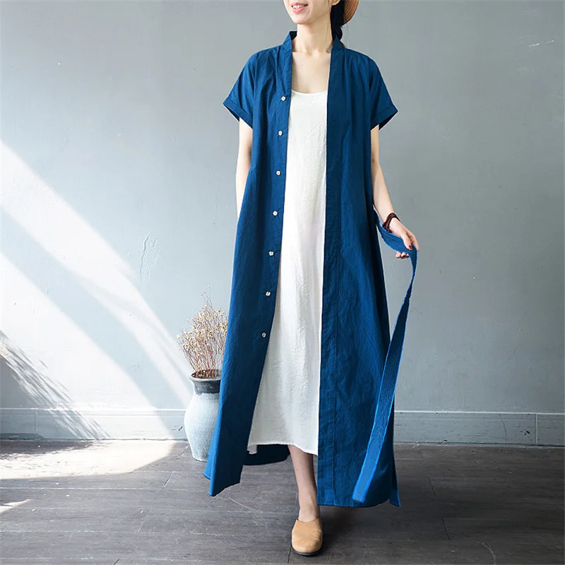 SCUWLINEN 2019 женские летние платья винтажные однотонные с v образным вырезом коротким