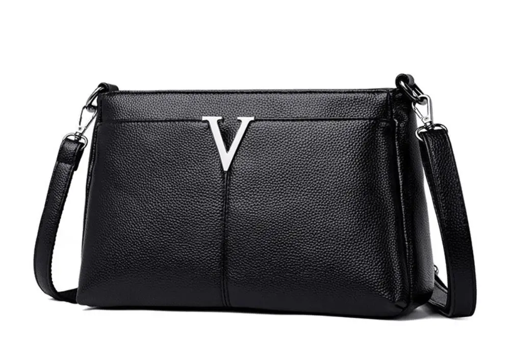Сумки для женщин сумка bolsos mujer Сумочка bolso messenger torebki damskie pochette femme металлическое украшение torebka - Цвет: Черный