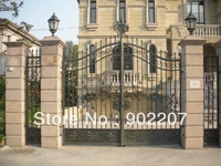 sliding metal gate ornate iron gates black iron fence gates