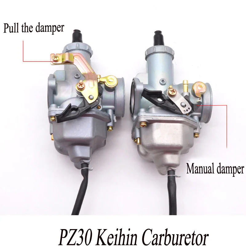 Быстрая Keihin PZ30 карбюратор мотоцикл Carb автоматический карбюратор для CG125 CG150 CG200 TTR250 Байк ATV