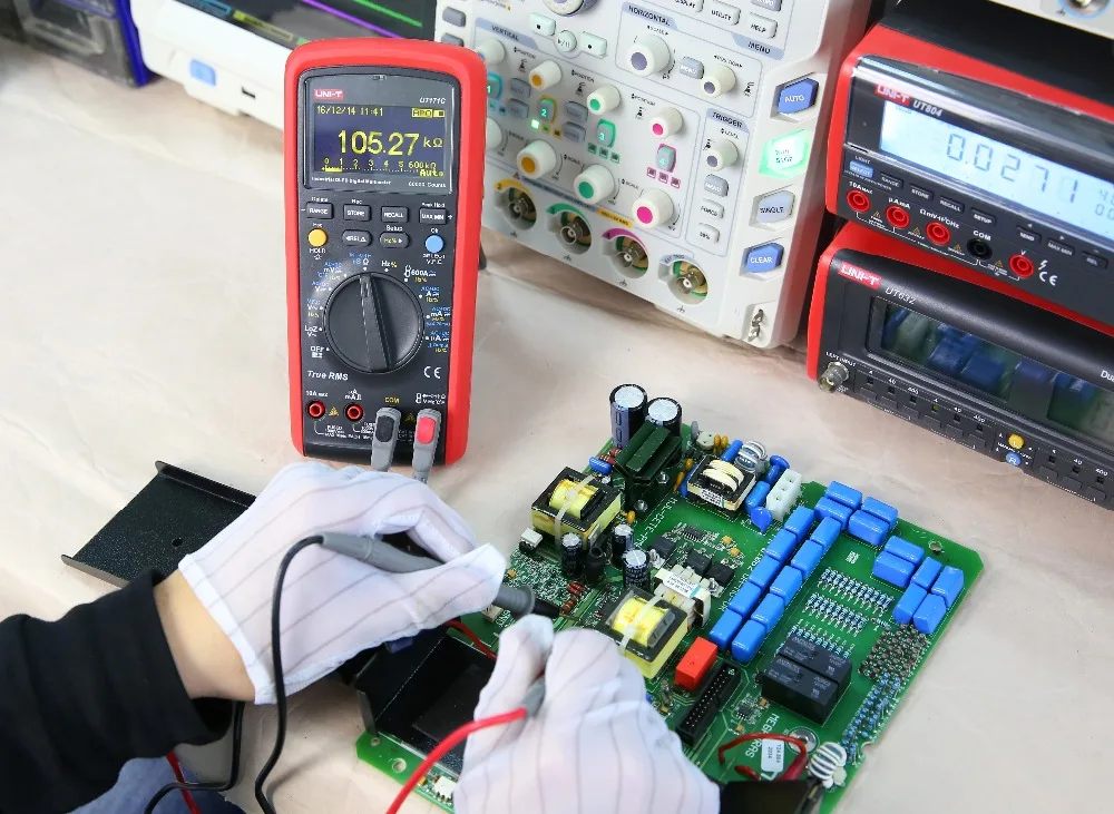 UNI-T UT171A/UT171B/UT171C промышленные истинные RMS Цифровые мультиметры VFC измерение NCV Поддержка вход/Сопротивление Тест-метр