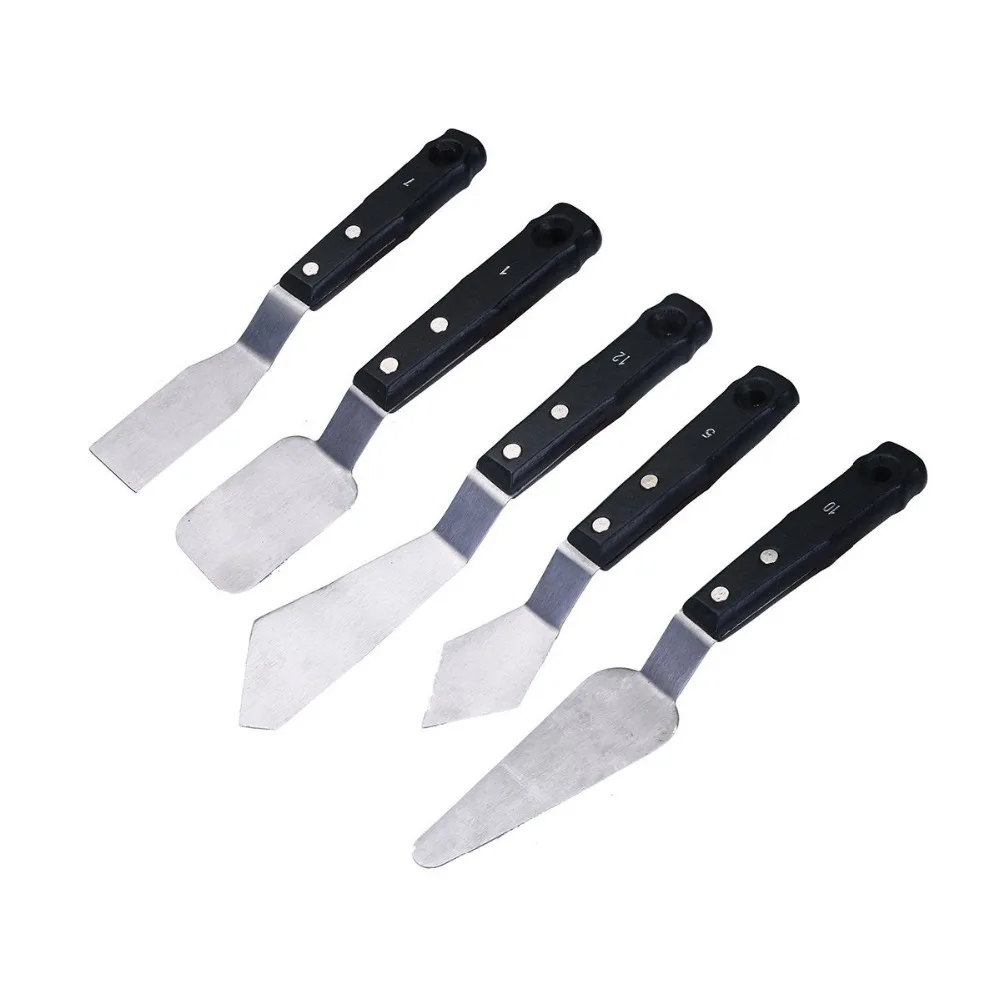 MEEDEN 5-Piece Professional Painting Large Scale Knives Oil for Artist School Drawing Supplies | Канцтовары для офиса и дома