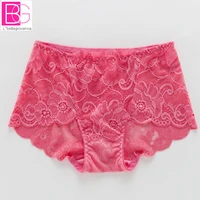 5pcslot girl panties boyshorts mid waist seamless underwear bragas lace calcinha lingerie ropa interior mujer briefs 9933p5