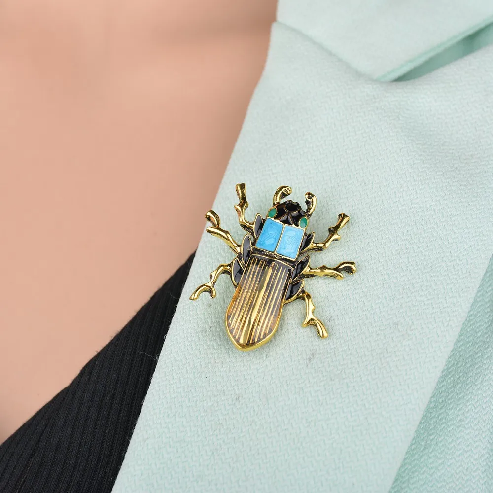 Креативная мода личности Винтажный стиль многоцветный синий зеленый бронзовый