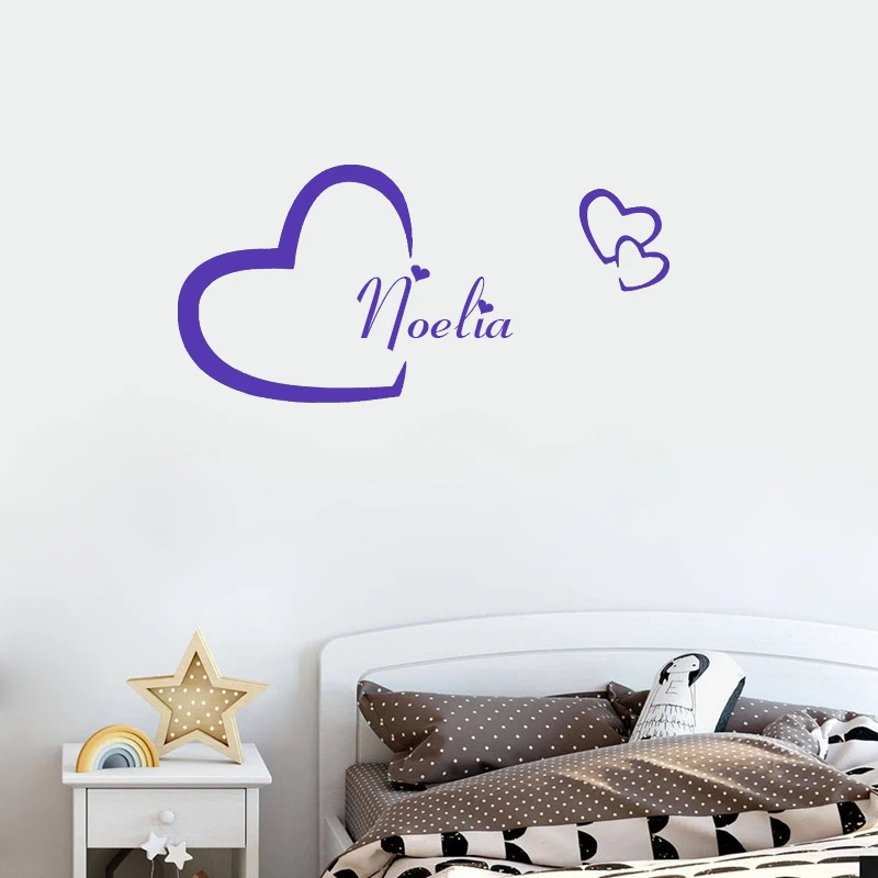 Для детской комнаты художественные наклейки на заказ именные