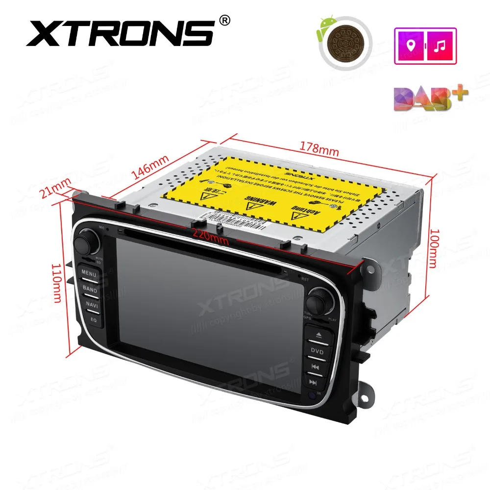XTRONS 7 &quotAndroid 8 1 Восьмиядерный автомобильный dvd плеер радио gps USB стерео OBD для Ford Focus