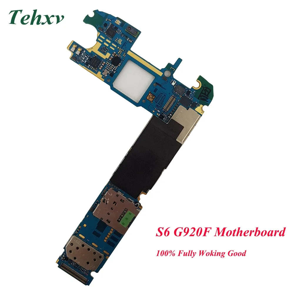 Tehxv оригинальная материнская плата для samsung Galaxy S6 G920F G920I разблокирован 32 GB/64