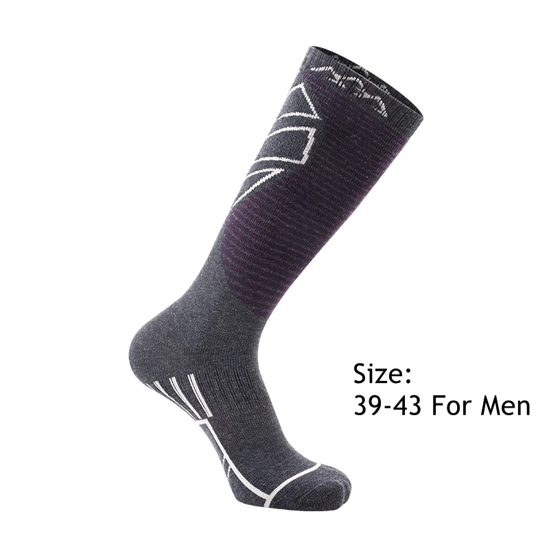 39-43 For Men 2 1 пара Санто уличные термальные Лыжные носки из мериносовой шерсти для мужчин и женщин зимние теплые электрические носки теплые носки термоноски - Цвет: 39-43 For Men 2