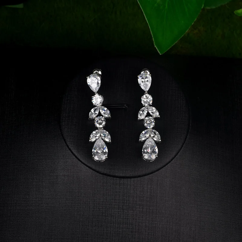 Be 8 New Fashion AAA CZ Water Drop Design Jewely Sets for Bridal Wedding Jewelry White Color Brilliant Bijoux Women S085 | Украшения и