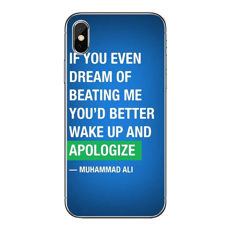 Мухаммед Али король бокса США плакат прозрачный мягкий чехол Чехлы для Motorola Moto x4