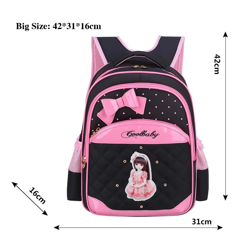 Модный студенческий школьный рюкзак для девочек милый галстук бабочка украшение