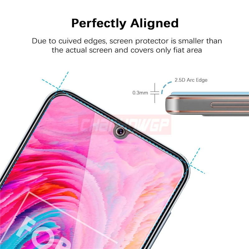 Закаленное стекло 9H для Samsung galaxy A50 SM-A505F A70 SM-A705F Защита экрана A10 A30 A40 M10 M20 пленка |
