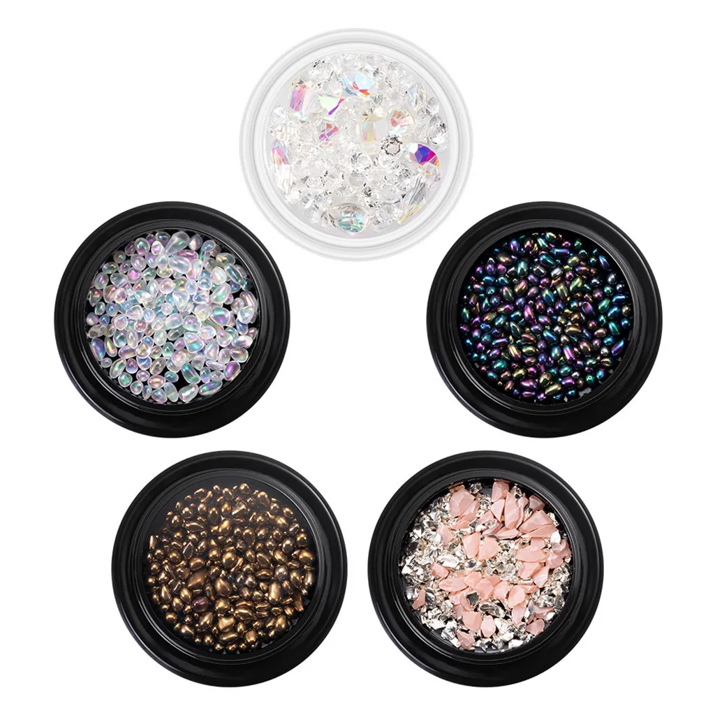 Гель-лак УФ лак для ногтей Poli Перманентный дизайн неправильный цвет руды камень