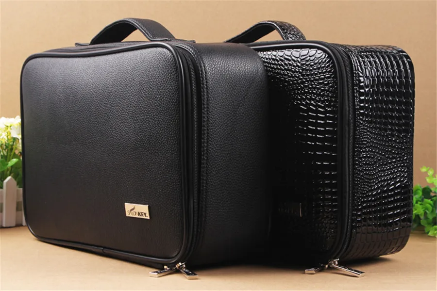 Большой размер профессиональные ПУ кожаные парикмахерские сумки салон парикмахерский ящик для инструментов Сумочка машинка для стрижки волос сумка может держать Фен