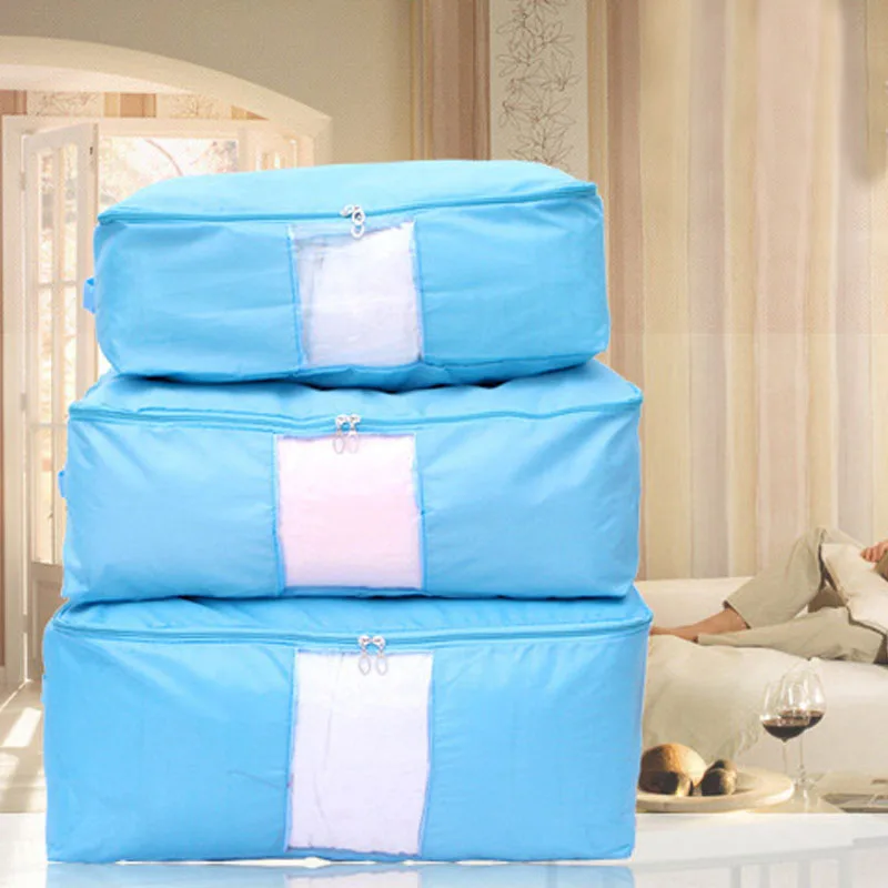 Сумки для хранения стеганых одеял Oxford багажные сумки S-XXL Home Storag Органайзер моющийся шкаф для хранения одежды сумки для хранения