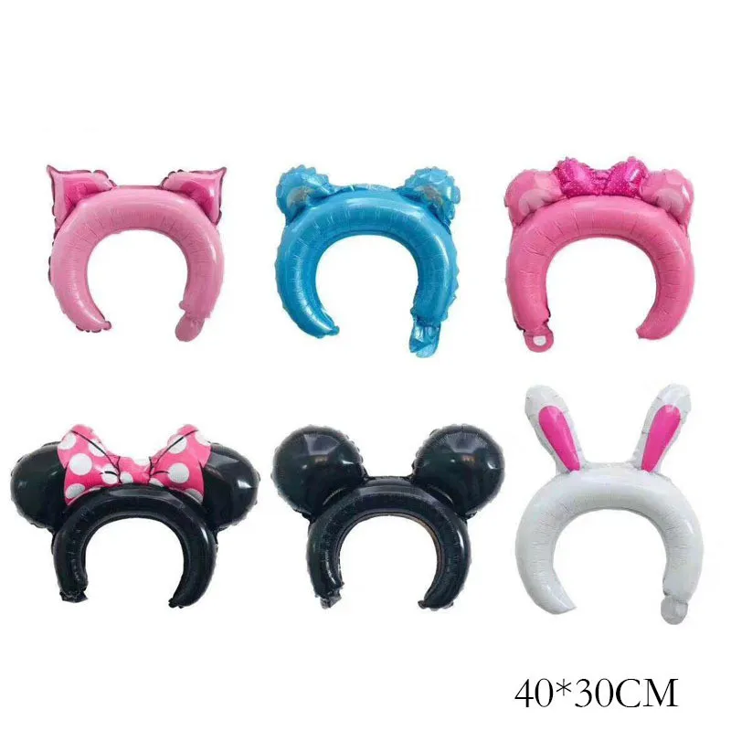 1 шт. обруч для волос из мультфильма алюминиевая пленка воздушный шар украшения