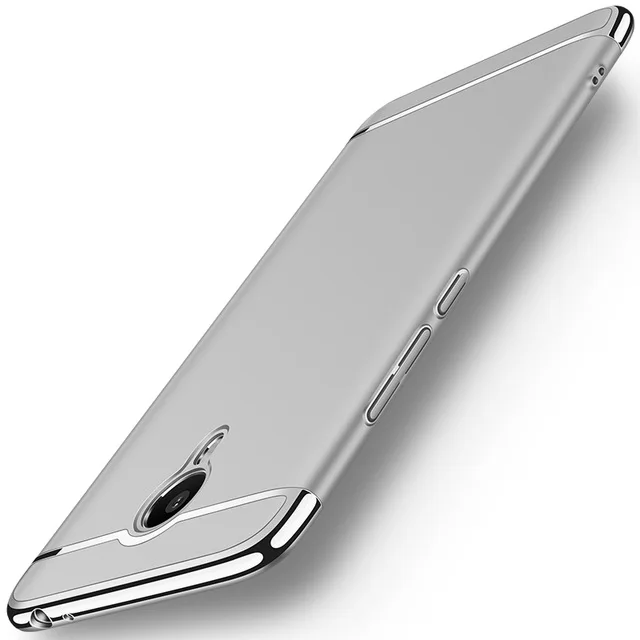 Серебристый Чехол для Meizu M3 Note, роскошный, 3 в 1, полная защита, покрытие, противоударный, задняя крышка для телефона, для Meizu M3 M2 M 2 Note2 3, чехол, Funda Capa - Цвет: Серебристый