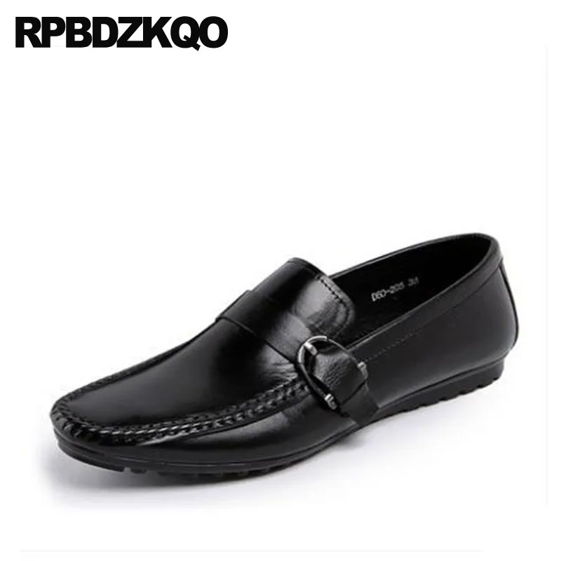 Высококачественная Мужская коричневая обувь из натуральной кожи Подиумные