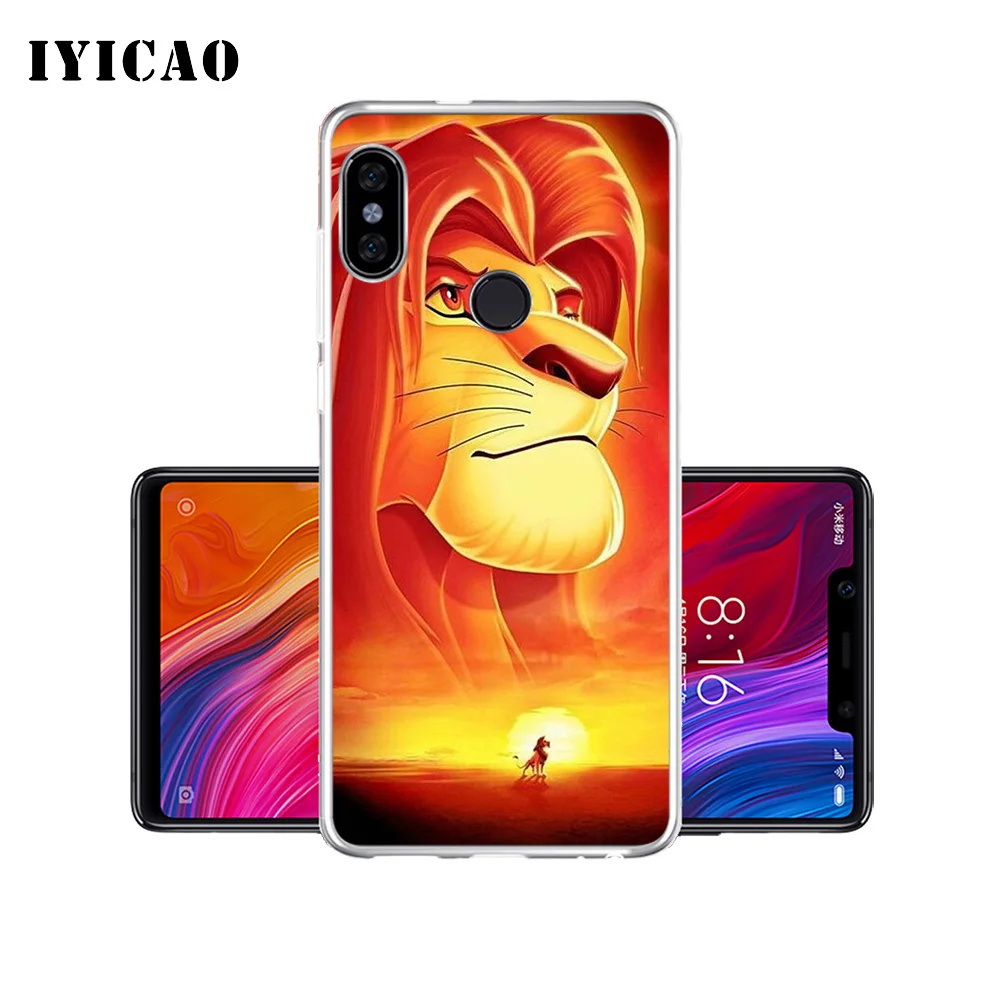 Мягкий силиконовый чехол для телефона IYICAO The Lion King Simba Xiaomi Mi 9 8 SE 6 A1 A2 Lite F1 MIX2S MIX3 |