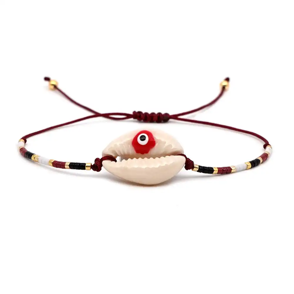 Go2boho браслет от сглаза браслет MIYUKI ювелирные изделия для женщин Pulseras Mujer Perles Мода Bileklik ручной работы Летний пляж - Окраска металла: MI-B190130D