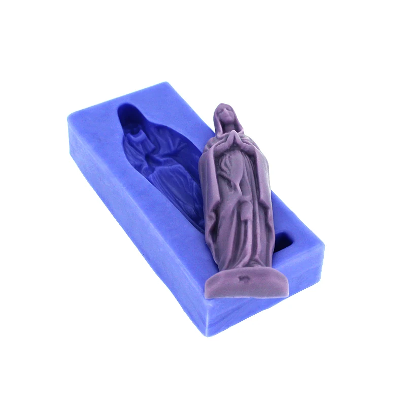 Николь силиконовая форма для шоколада Дева Мария мыла|soap moulds|chocolate moldsilicone chocolate mold