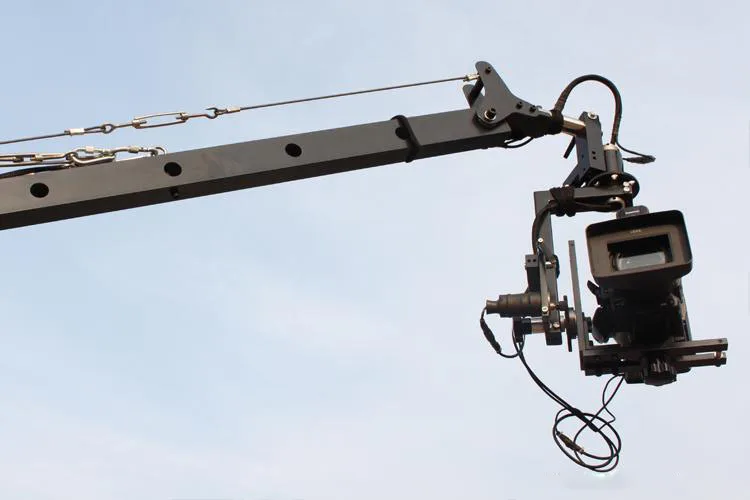 15.8ft Pan Tilt Head 5 kilo Camera Crane Jib Arm Jibs Video 7 Inch HDMI Monitor Kit | Photo Studio kits