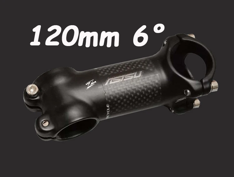 ASISU matte 120mm XXX 3 к глянцевая матовая полный углеродного волокна кронштейн крепления руля велосипеда/MTB углерода стволовых велосипед части угол 6/17 градусов аксессуары - Цвет: ASISU matte 120mm