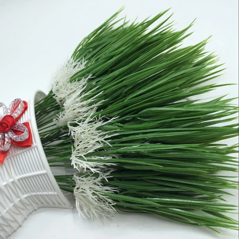 Artificial Flowers 5bundle/lot High-quality Simulation Of The Plastic Seedling Leaf Leave Tree Decorations Plants | Дом и сад