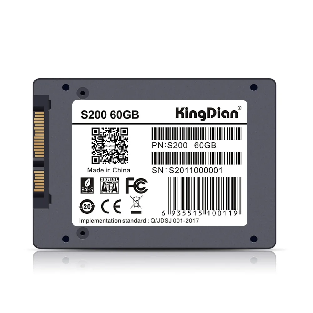 KingDian SSD Прямая поставка с фабрики гарантия качества S200 60GB SSD Внутренний твердотельный накопитель