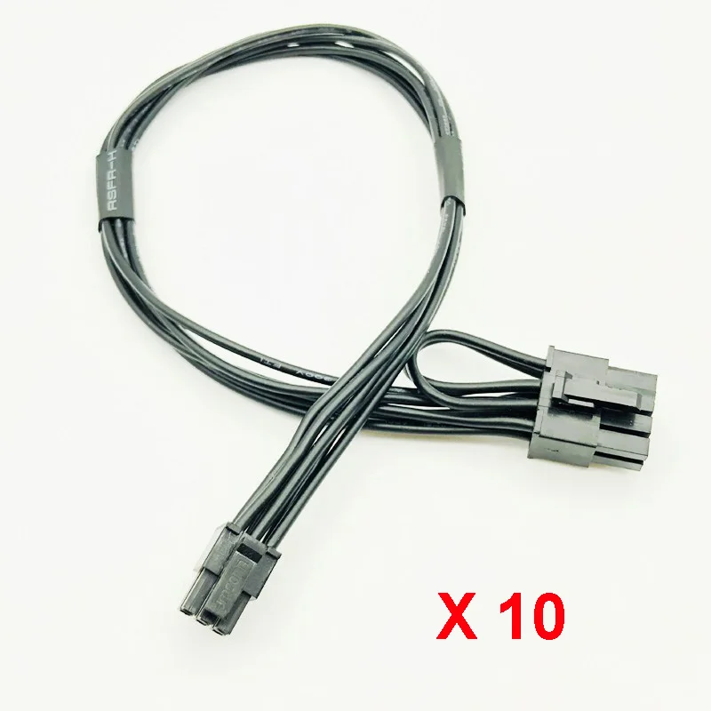 10 шт. кабель питания Mini 6pin к 8pin PCIe PCI e для Apple Mac iMAC Pro G5 Tower видеокарта 18AWG 35 см 6P