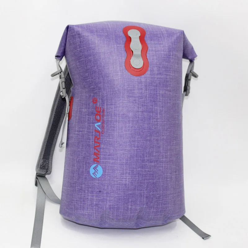 Purple 16L водонепроницаемый мешок сухой мешок Открытый Плавательный рюкзак для хранения мужской мешок Каякинг Дрифтинг река треккинг Сумка для женщин Путешествия - Цвет: Purple
