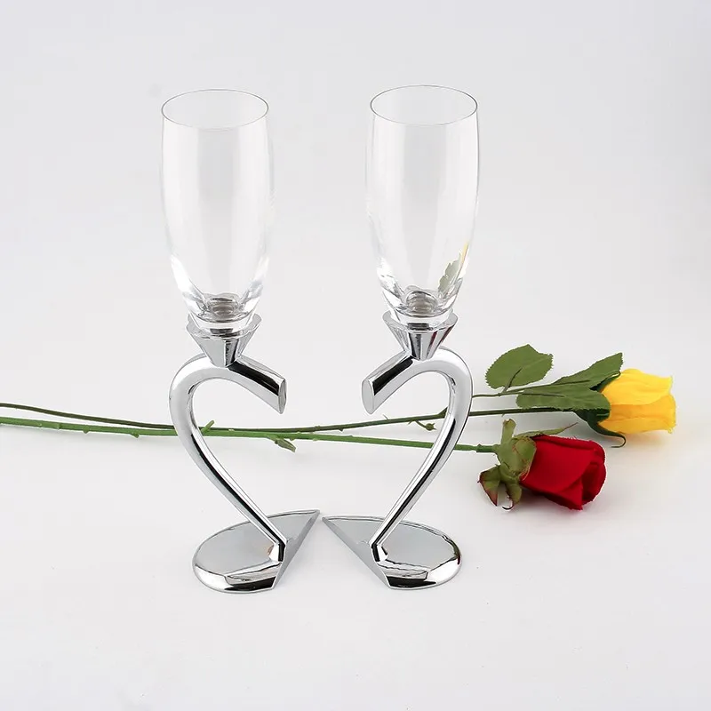 170 мл Модный высококачественный набор очков для жарки в форме сердца хрустальные