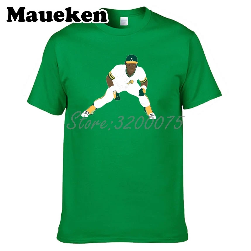 Мужская футболка Oakland 35 Rickey Henderson одежда для любителей легкой атлетики подарок с