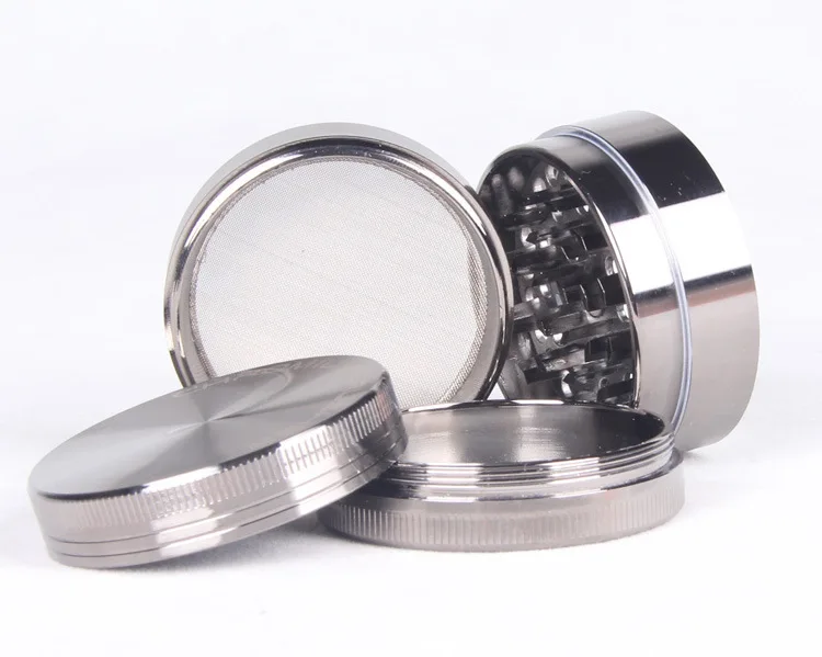 Chromium Crusher 5.5cm Herbal Herb Tobacco Spice Grinder Hand Muller 4 Parts Smoking Assistant Retail &ampWholesale Tool | Дом и сад