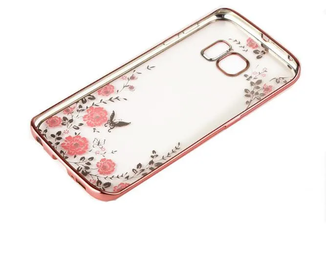 Секрет цветок Бесплатная доставка Защитные ТПУ мягкий силиконовый окрашенные