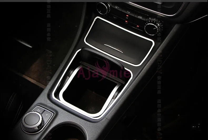 Аксессуары для Mercedes Benz AMG GLA 260 CLA A200 W176 C117 W117 X156 коробка для хранения Пепельница с крышкой хромированная отделка автомобиля
