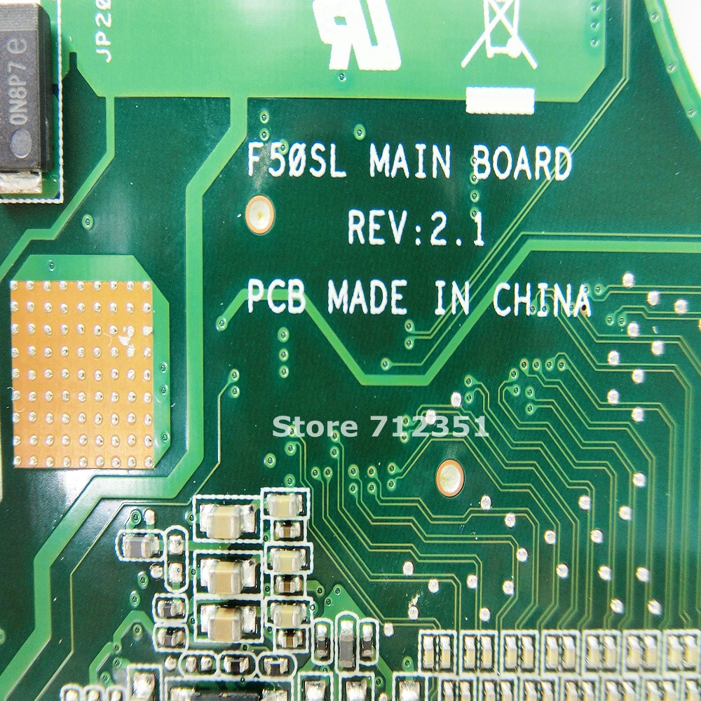 F50SL материнская плата REV: 2 1 Для ASUS X61S F50S для ноутбука Материнская Тест 100%