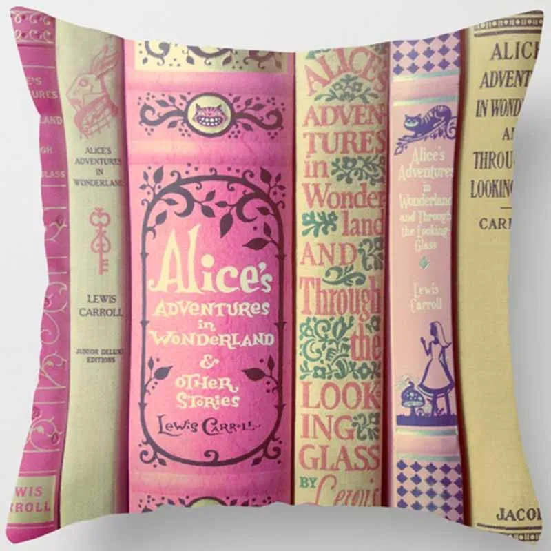 8 Hot sale beauty books pillow case men women girls ladies square pillow cases home creative color pillow cover 45*45cm - Цвет: 8