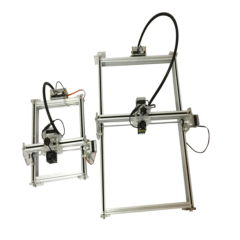 DIY Мини CNC35 * 50 см лазерная гравировальная машина маркировочный плоттер мощность лазера 1600 мВт|diy machine|power