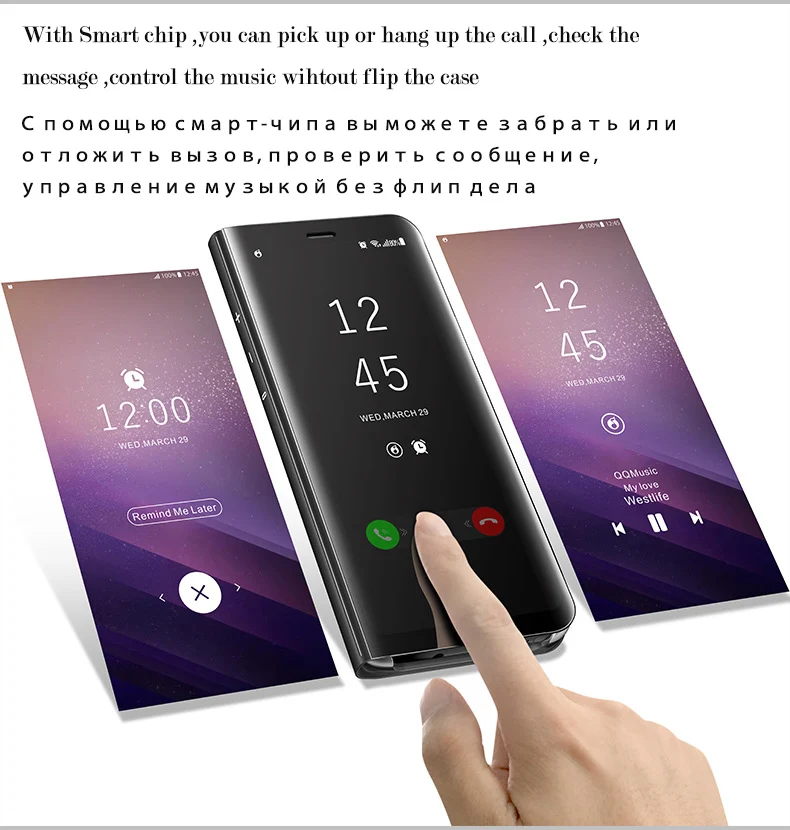 Зеркало флип чехол для huawei p20 P9 P10 плюс Clear View кожаный чехол для huawei Коврики 10 Pro Коврики 8 9 Pro Smart Case Honor 9 Lite