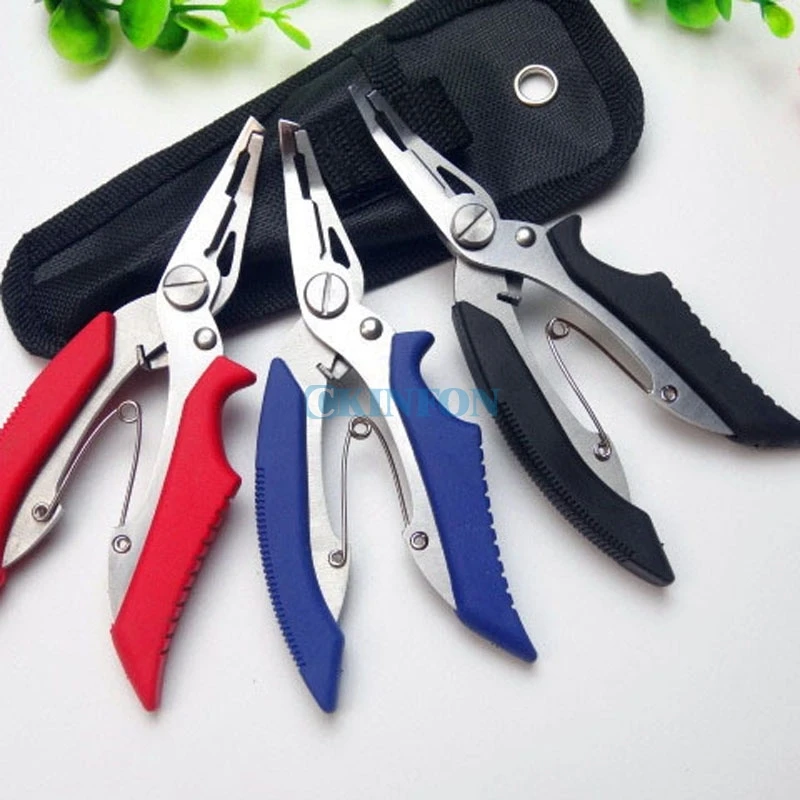 

DHL 50 шт. рыбалки Высокоуглеродистая сталь плоскогубцы ножницы и ножницы для лески приманка на рыболовный крючок Удалить снасти инструмент