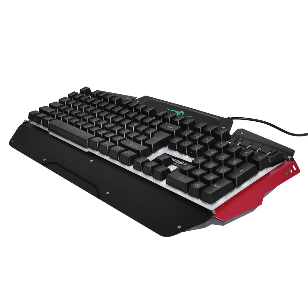 DeepFox проводной светодиодный мультимедийный Эргономичный Usb игровая клавиатура мышь комбинированная подсветка 2400 dpi оптическая геймерская мышь наборы
