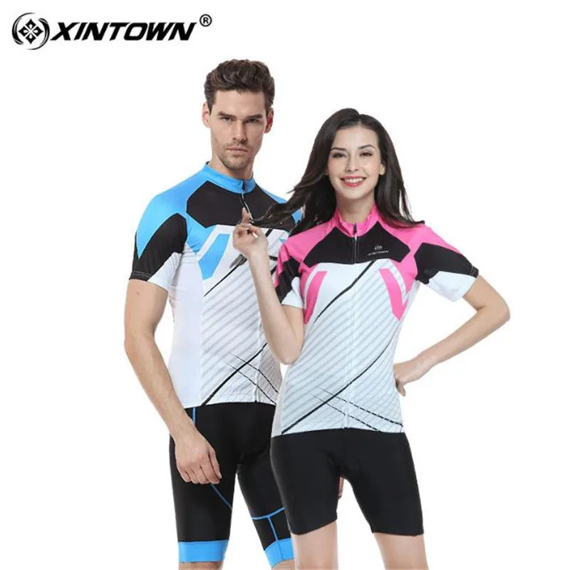 

2018 Sunmmer Couple Cycling Jersey Sets Short Sleeve Men Women Cycling Clothing MTB Bike Bicycle Wear Quick Dry Ropa Ciclismo
