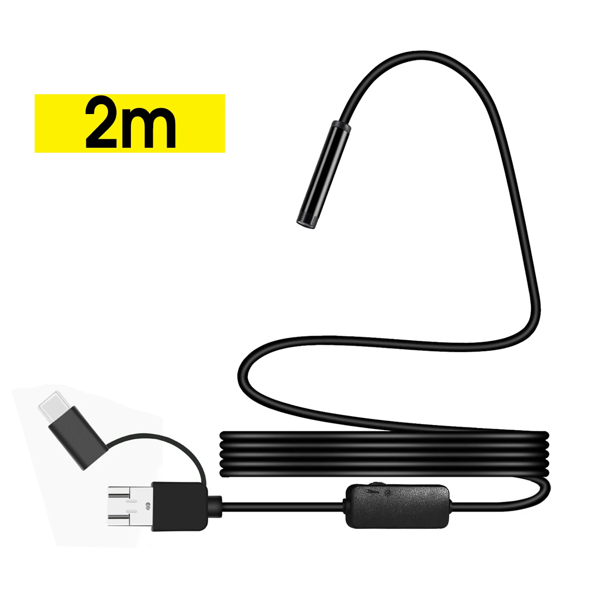 8 мм объектив 2 м 3,5 м 5 м 10 М HD 1200P Android USB эндоскоп камера Гибкая Змея USB труба осмотр Android телефон камера бороскоп