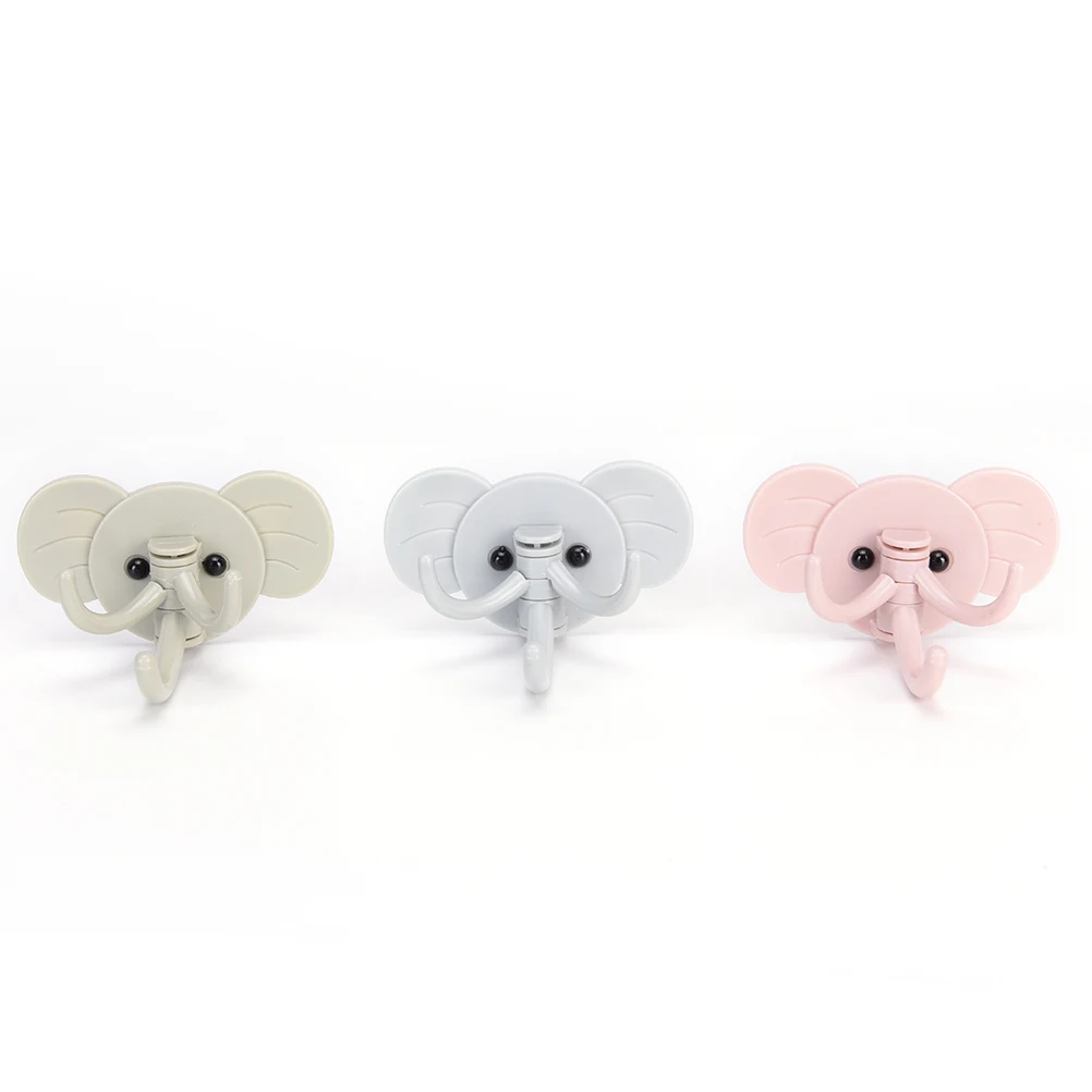 Newest Cute Elephant Plastic Decorative Key Holder Wall Shelf Rack Hook Home Storage Organizer Bathroom Kitchen Accessories | Дом и сад