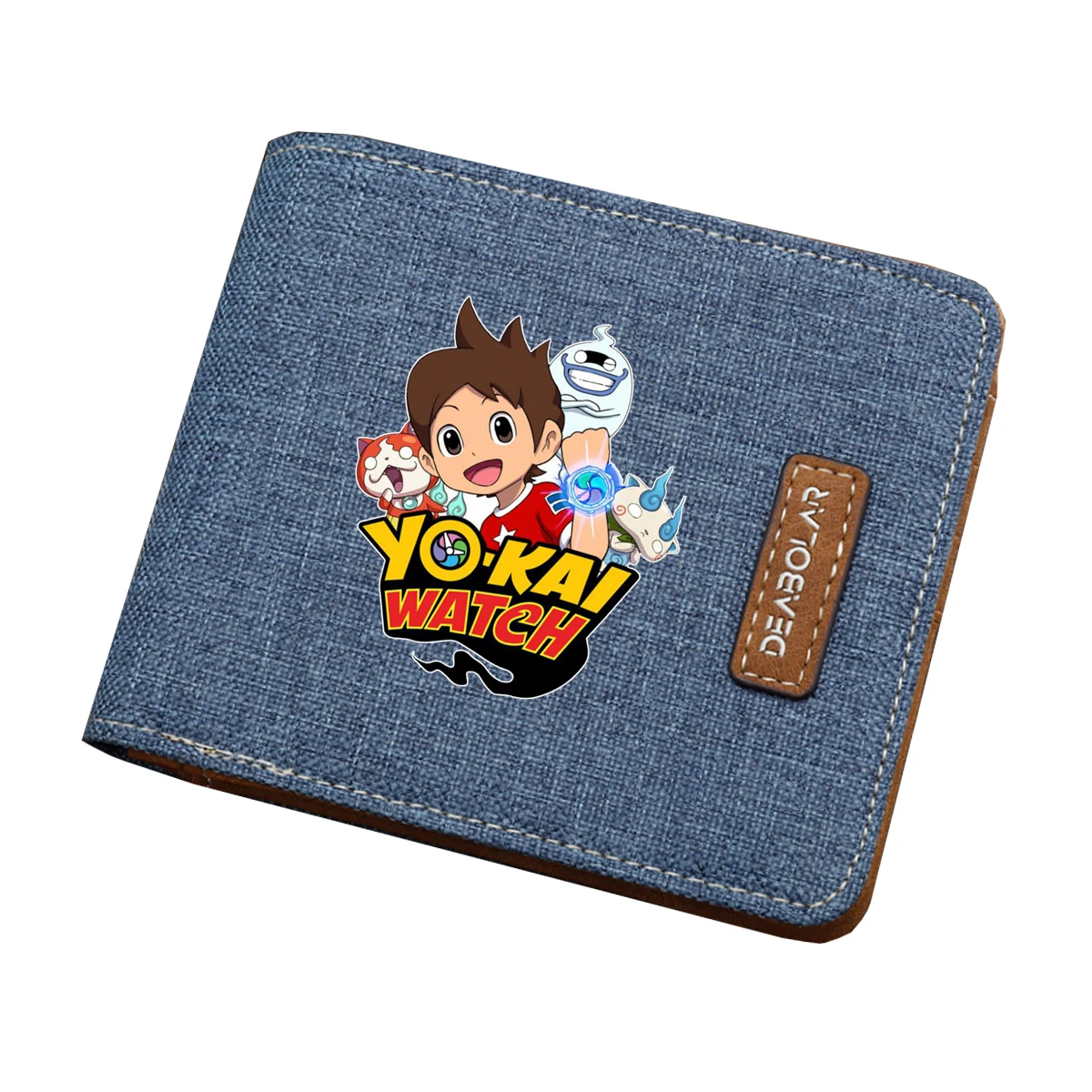Горячая Yo Kai Watch бумажник Для мужчин wo короткие печать кошелек Кошелек для монет и